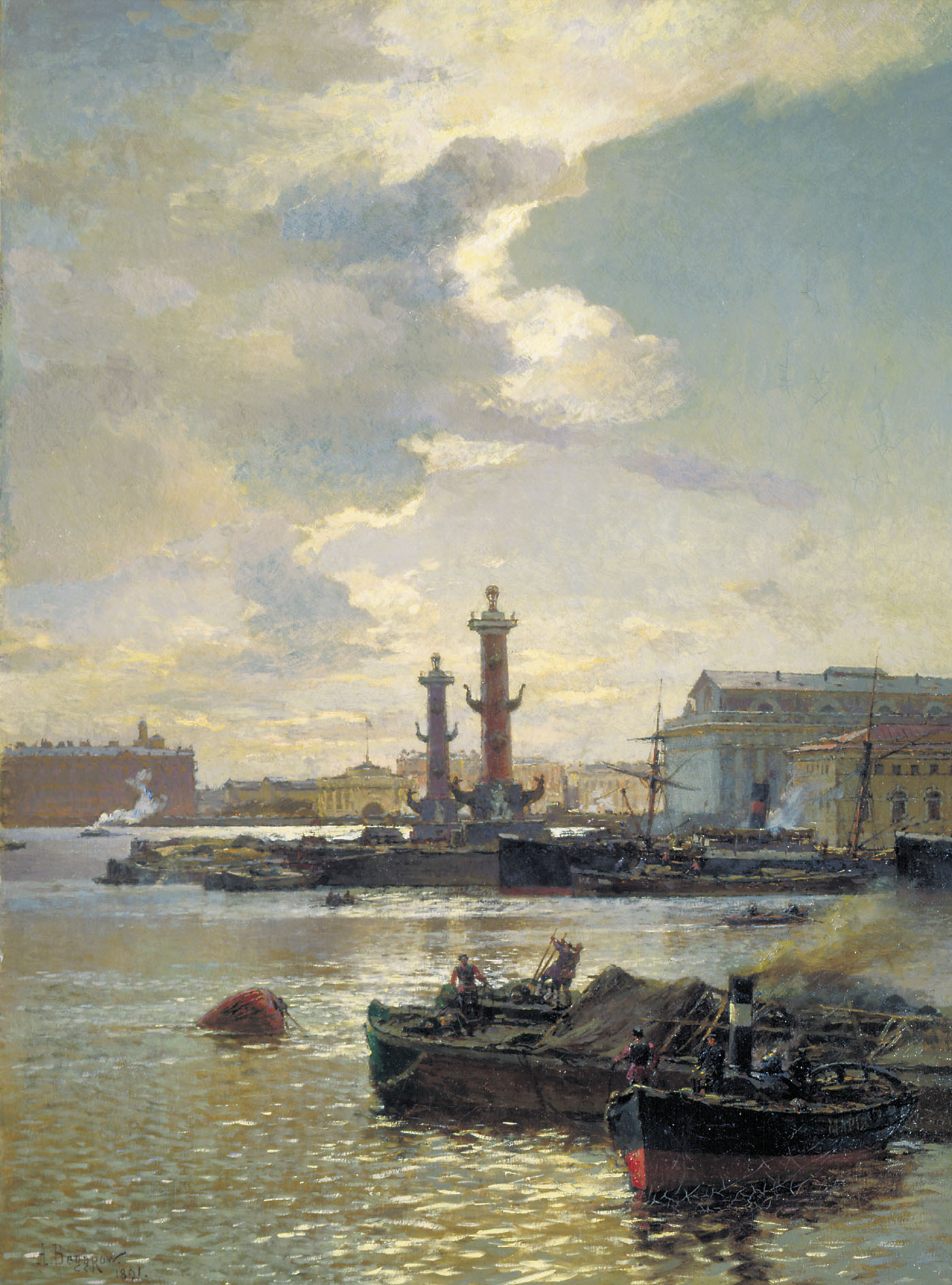 Беггров А.. Петербургская Биржа. 1891