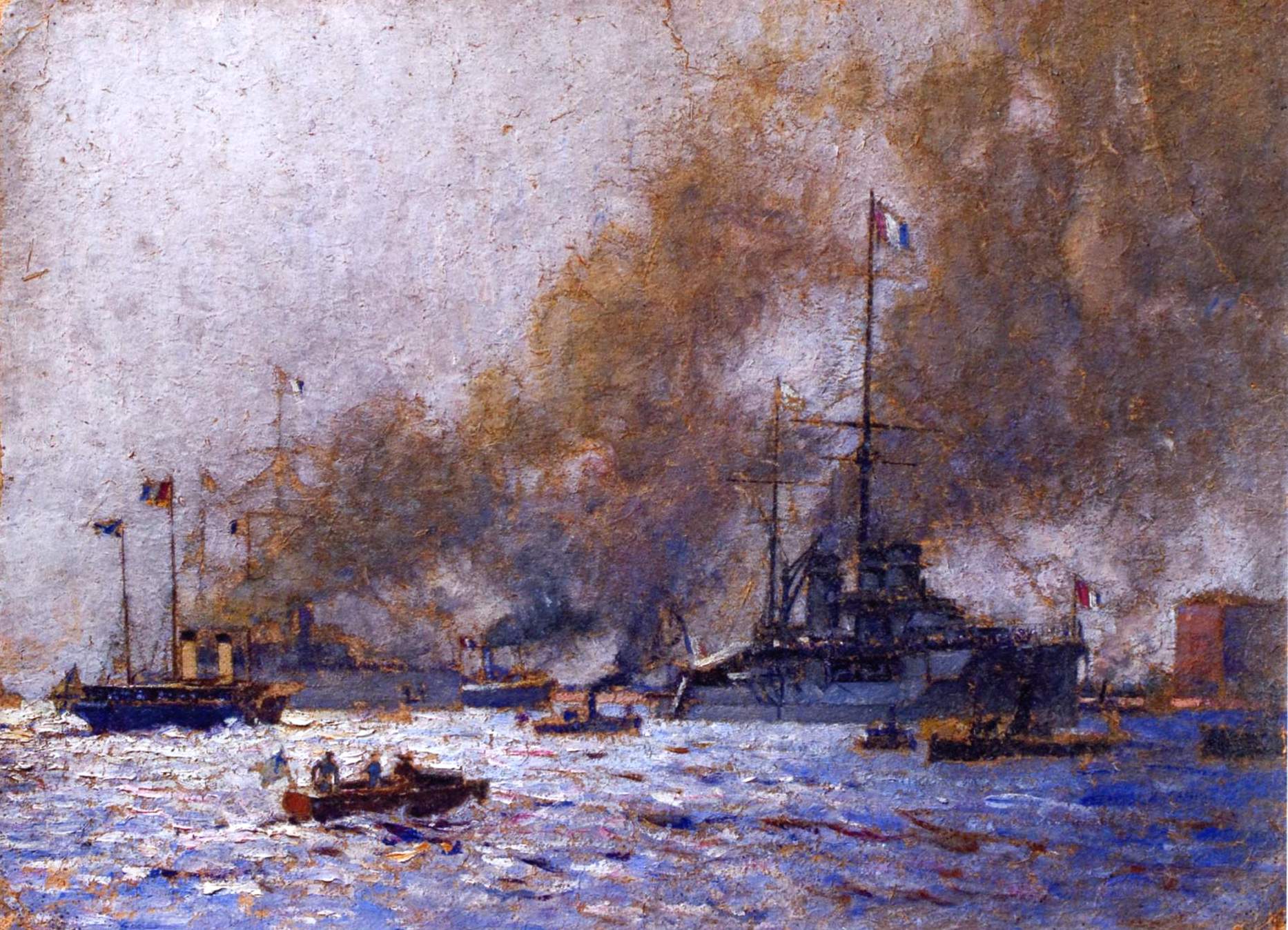 Ткаченко. Французская эскадра. 1890 