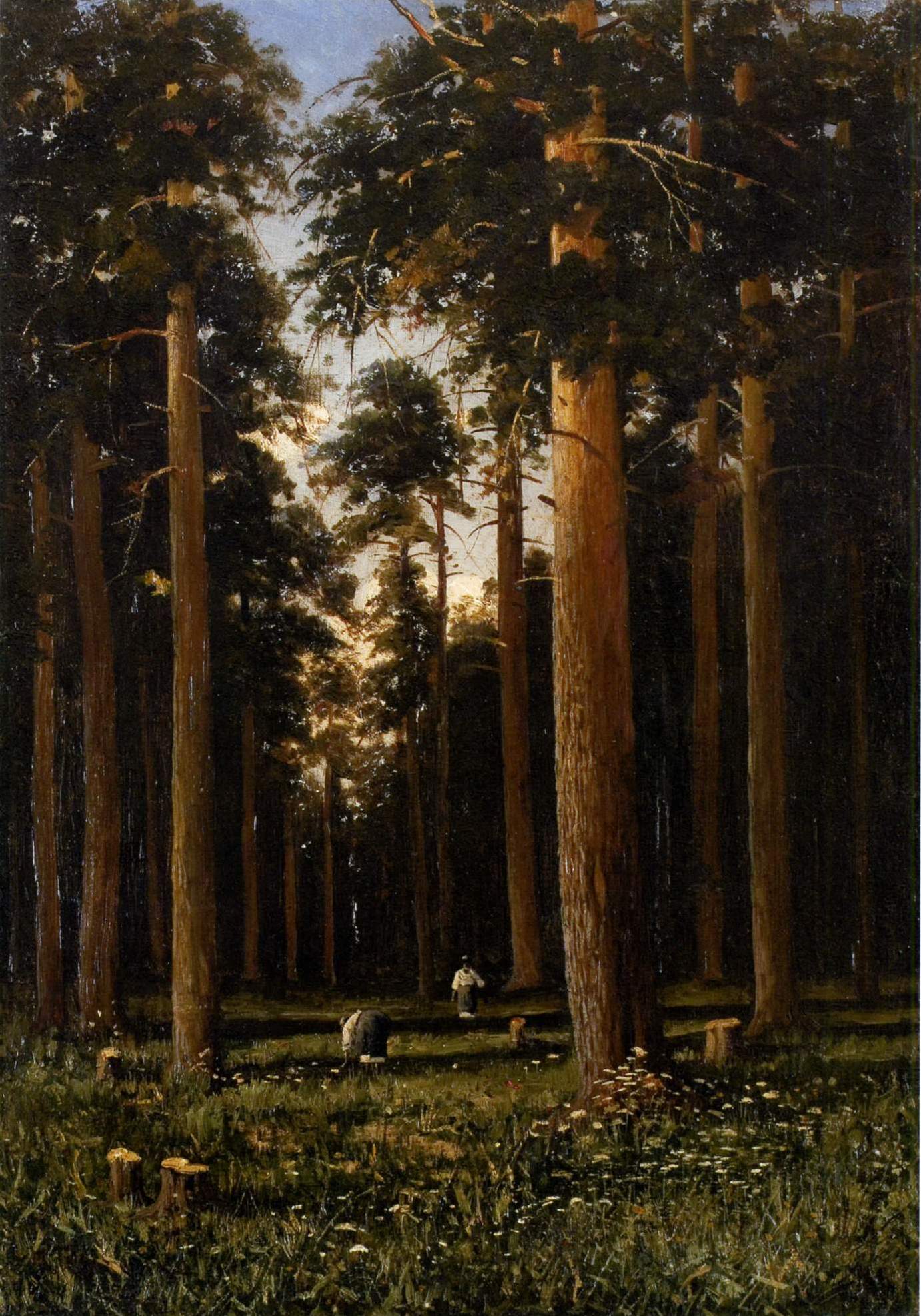 Ткаченко. В лесу. 1882