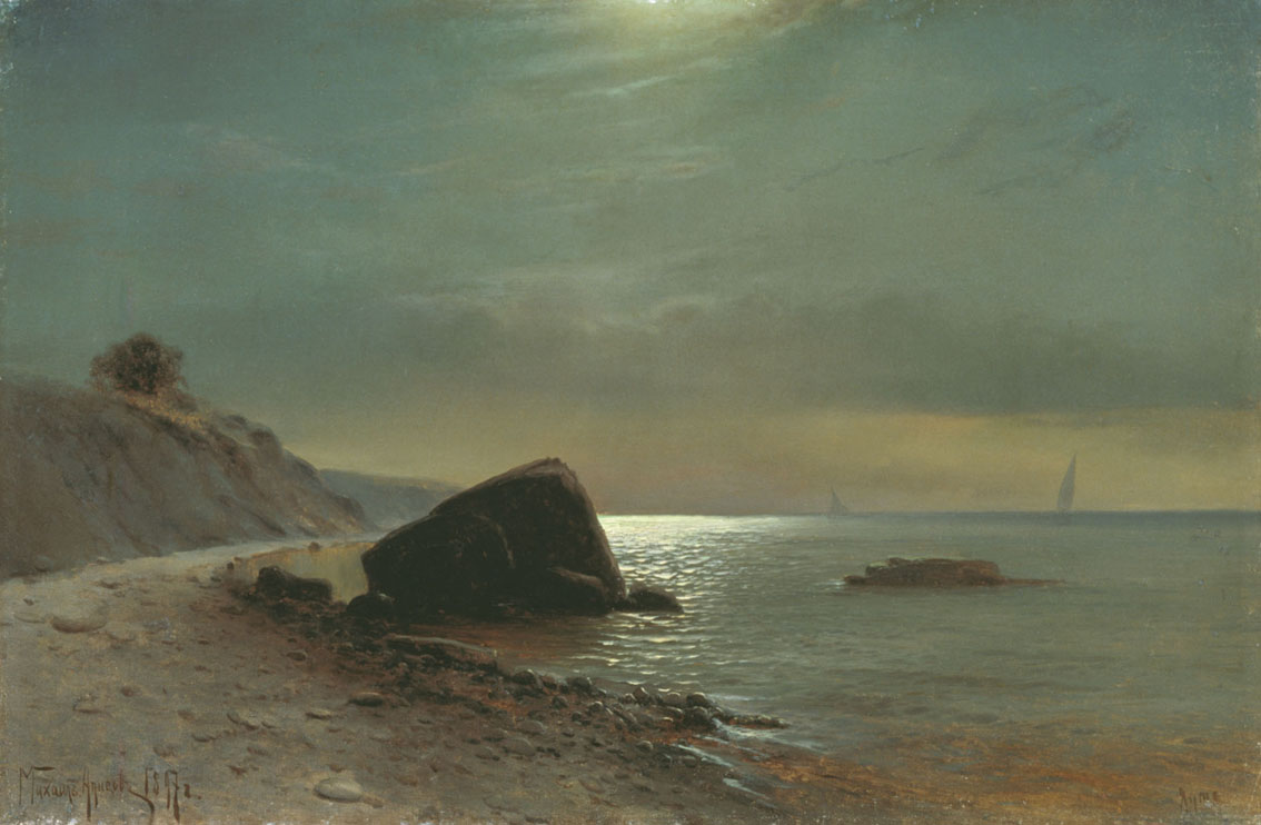 Алисов. Лунная ночь на море. 1897