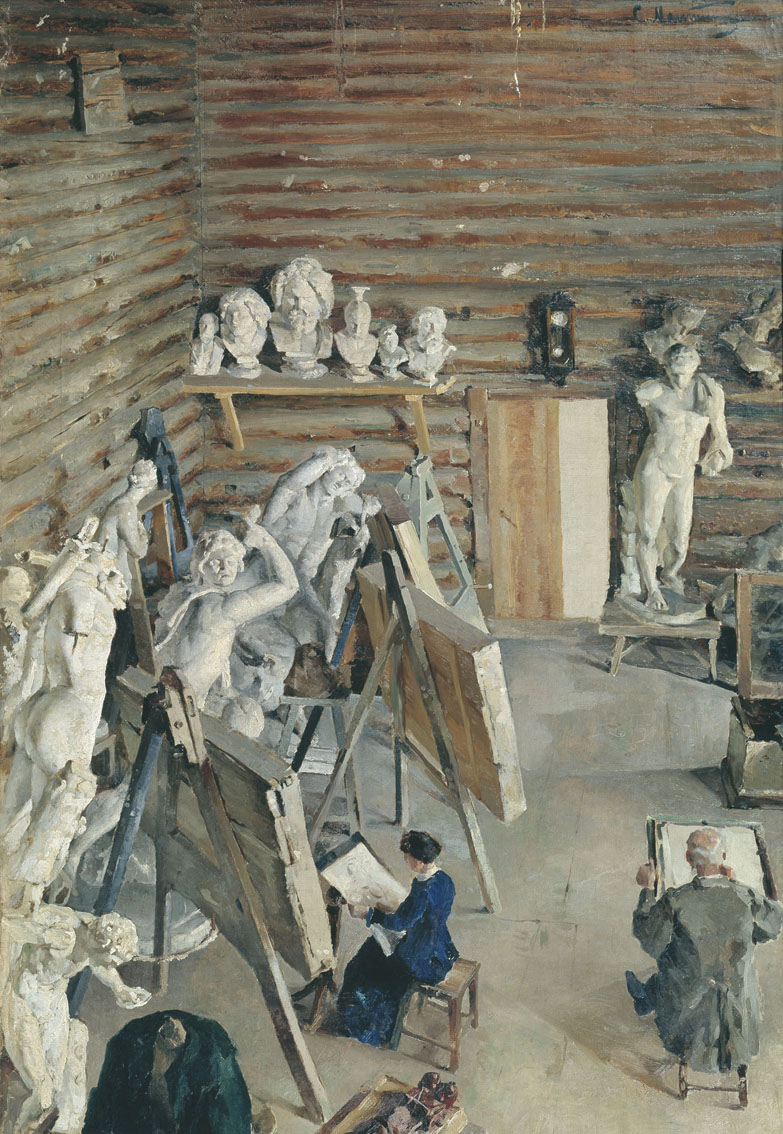 Малютин. Скульптурная мастерская. 1903