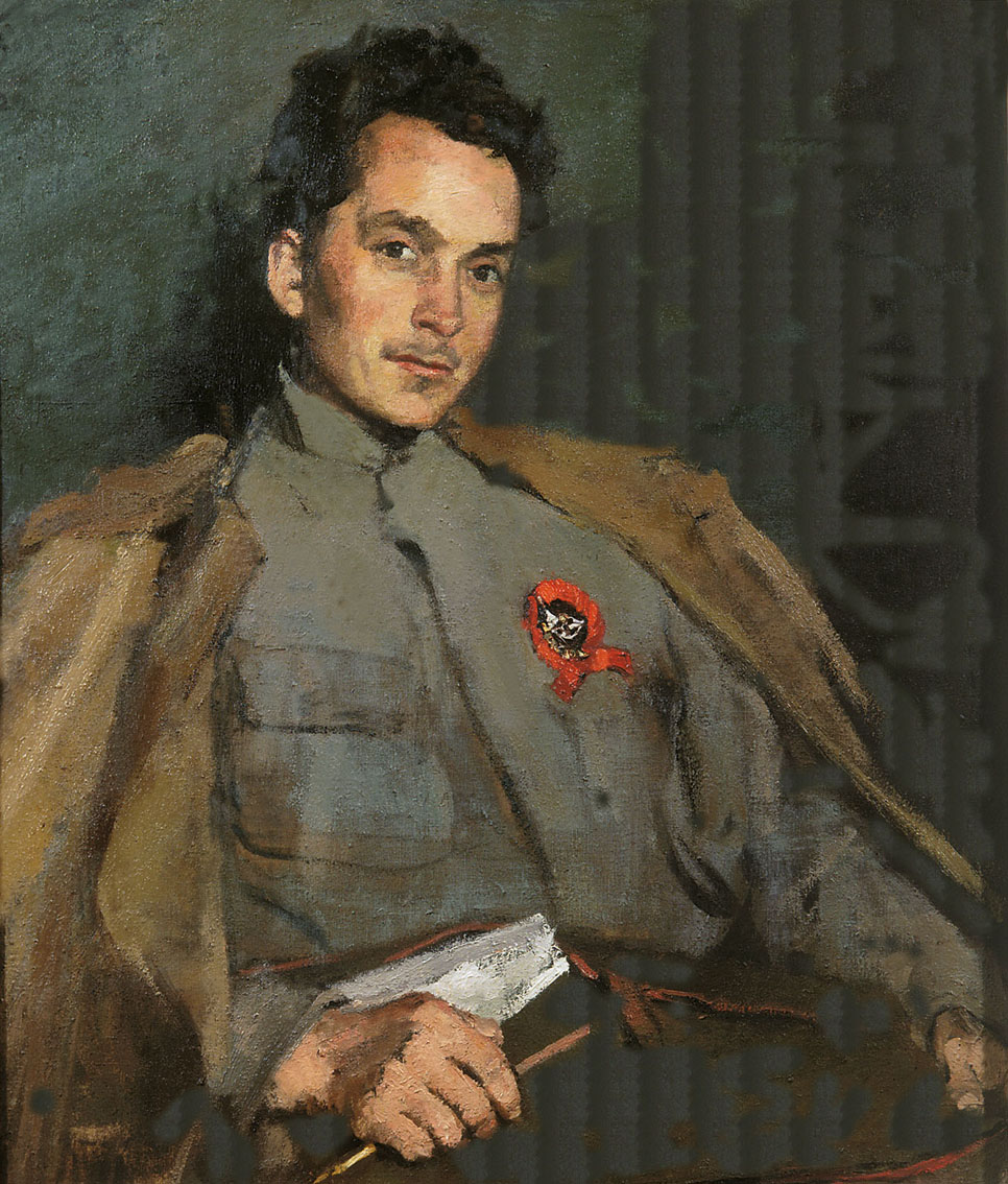 Малютин. Портрет Д.А.Фурманова. 1922