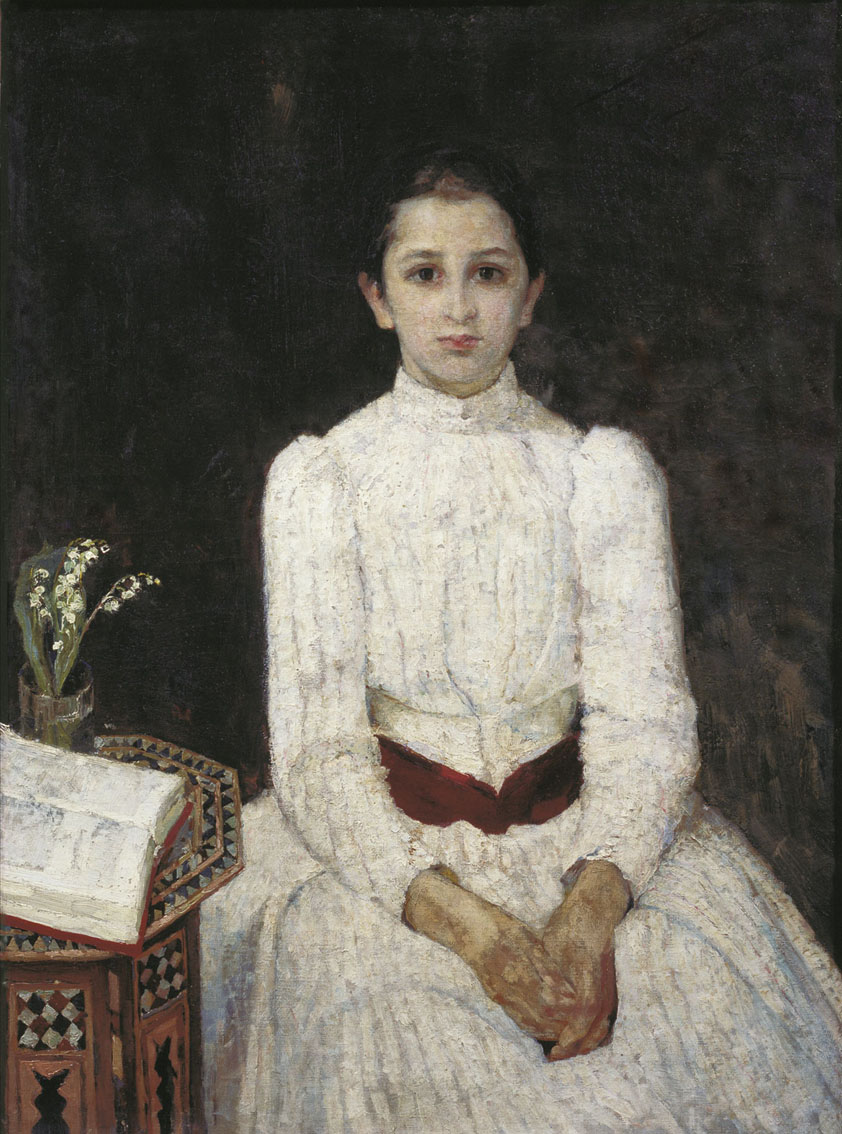 Малютин. Портрет девочки. 1894