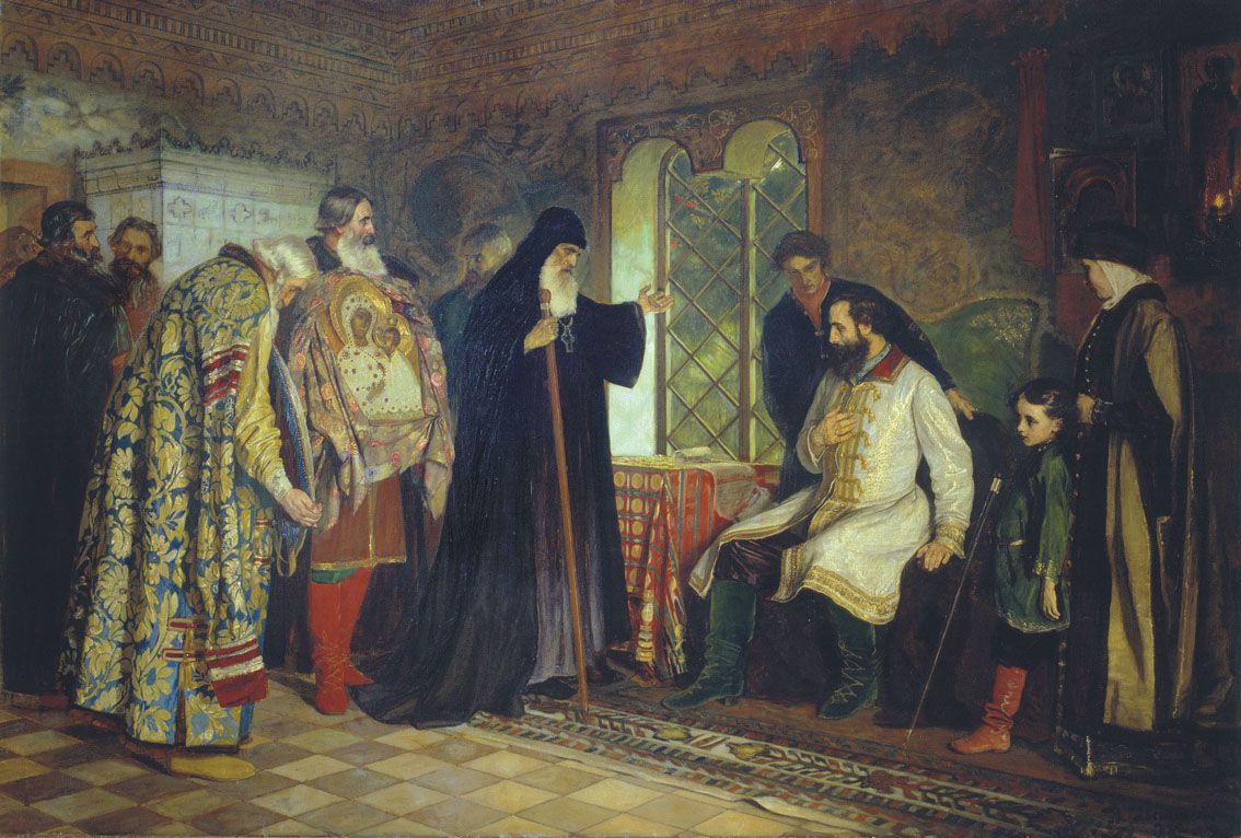 Савинский. Нижегородские послы у князя Дмитрия Пожарского. 1882