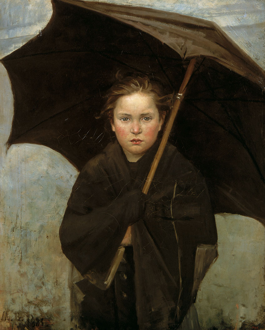 Башкирцева. Дождевой зонт. 1883