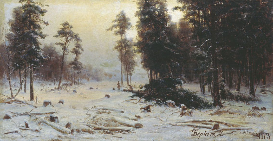 Беркос. Рубка леса. 1886