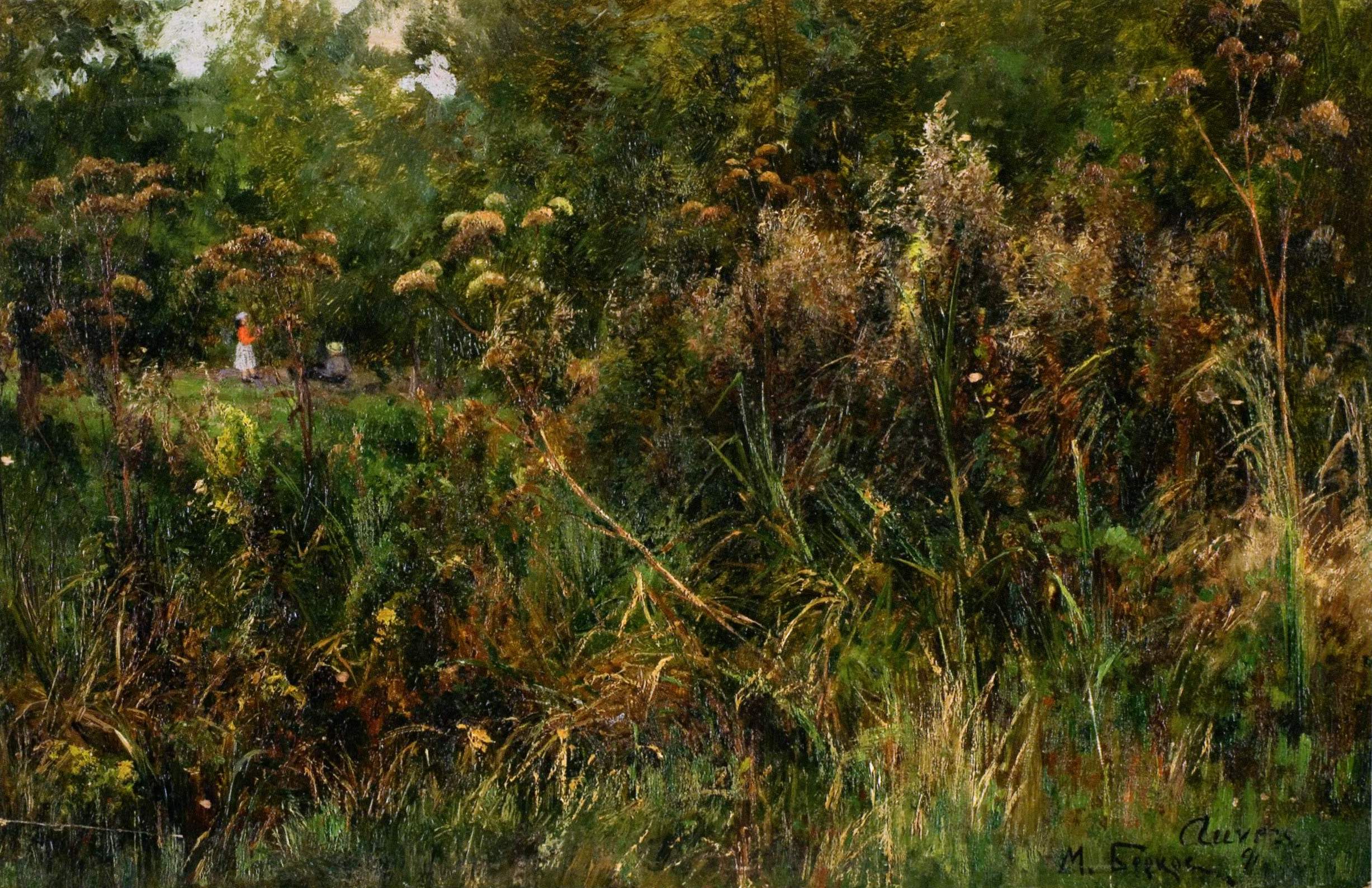 Беркос. Пейзаж в Оверни. Франция. 1891