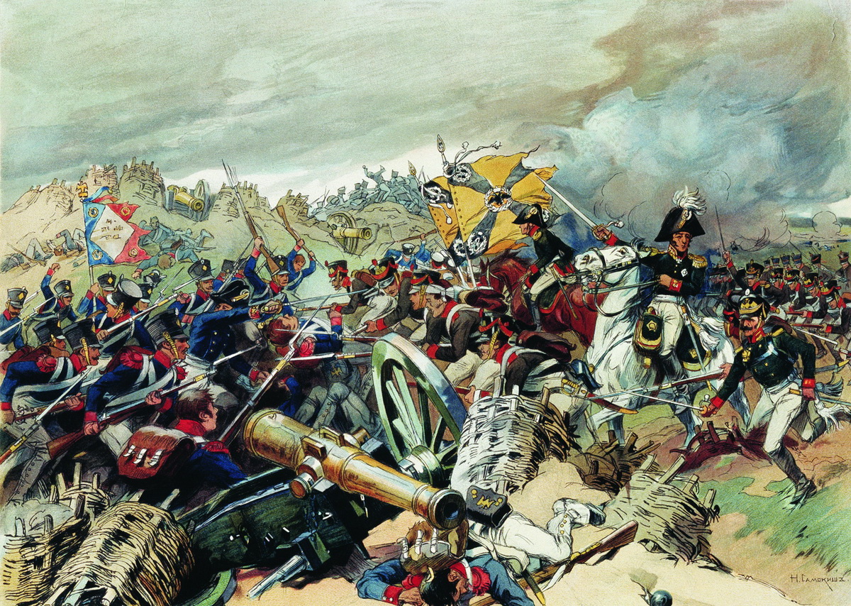 Самокиш. Атака Шевардинского редута 24 августа 1812 года