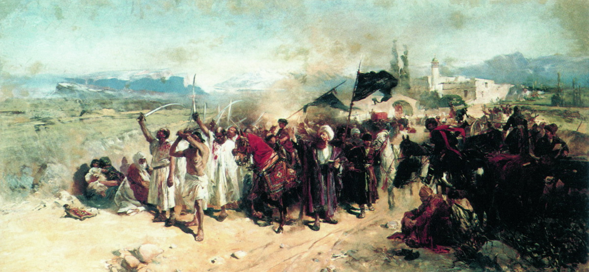 Самокиш. Мусульмане-шииты поминают мученичество Хусейна. 1887
