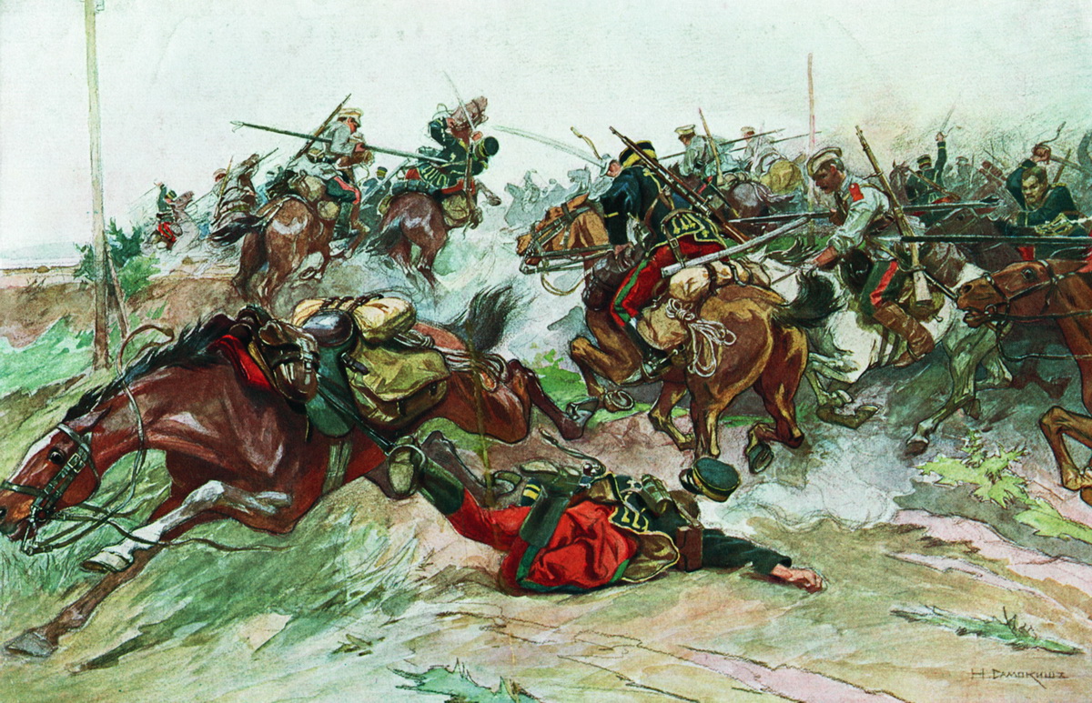 Самокиш. Русско-японская война. Схватка. 1904