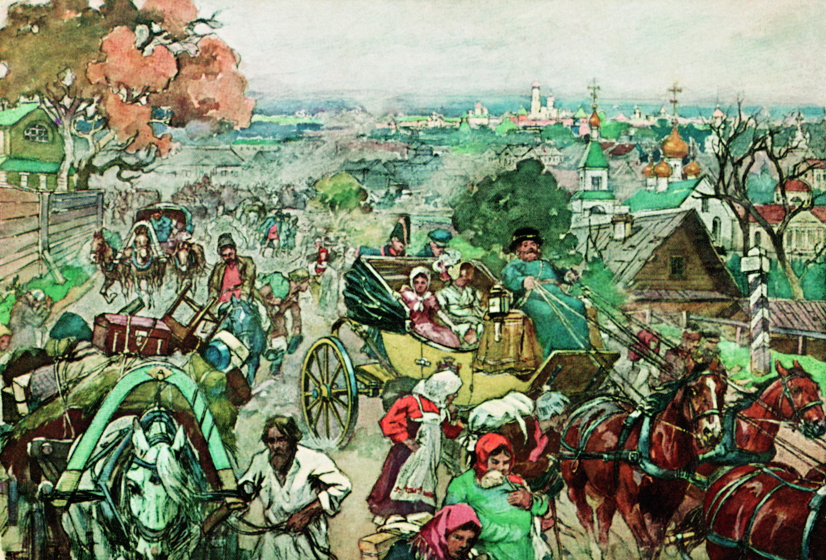 Самокиш. Жители восточной Москвы 1812 года