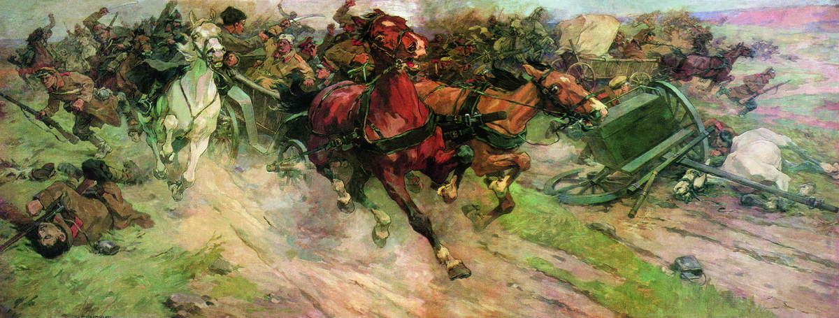 Самокиш. Бегство врангелевцев после разгрома под Перекопом. 1938