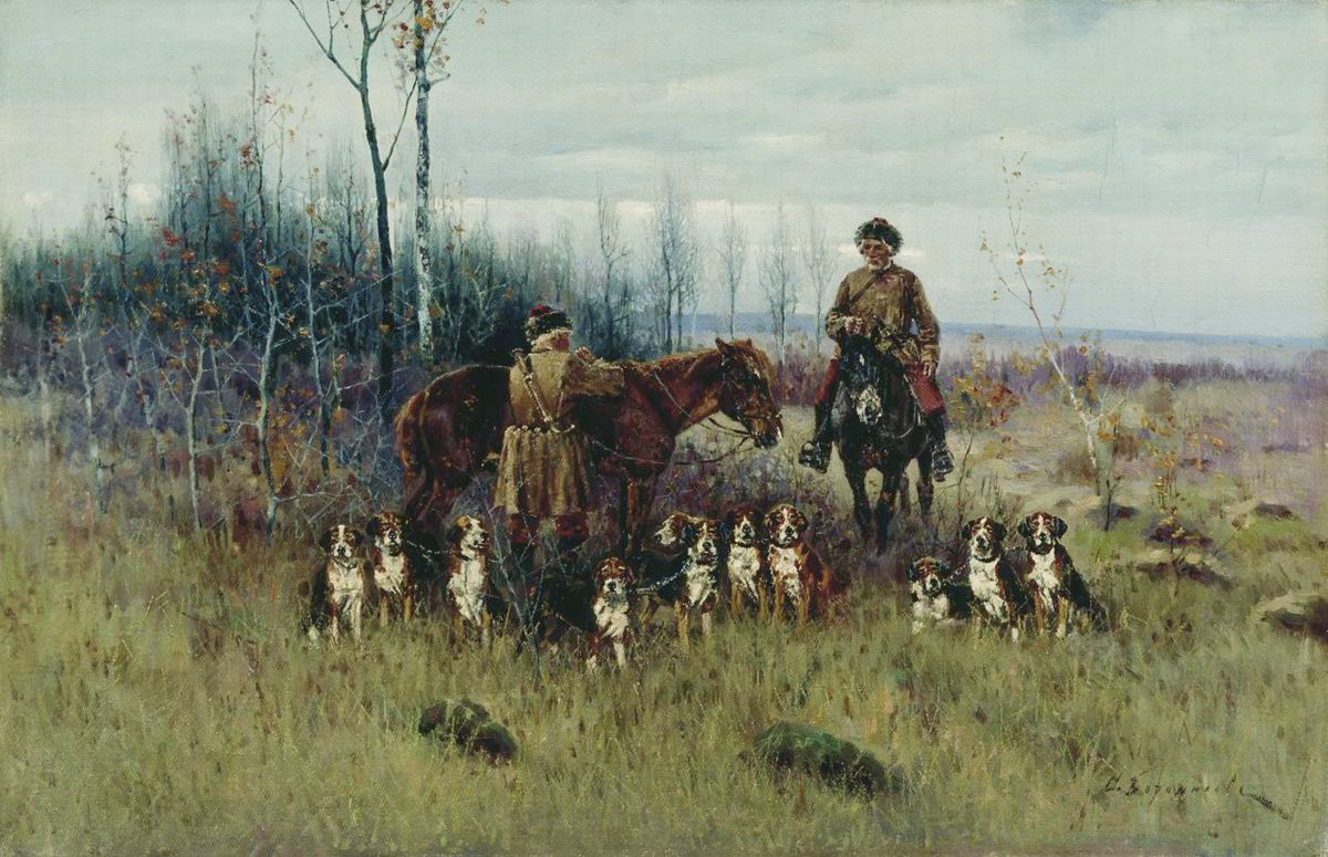 Ворошилов. Охота с гончими