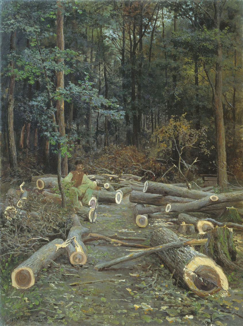 Батурин. Рубка леса. 1888