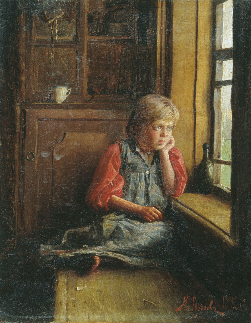 Горохов. Портрет девочки. 1892