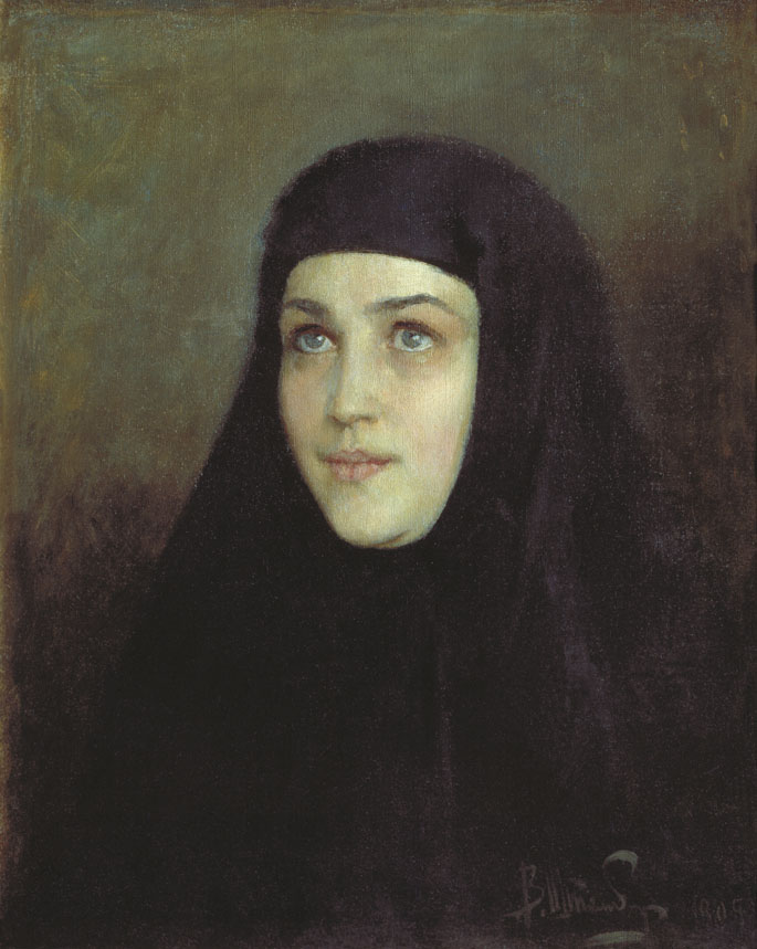 Штембер. Портрет молодой монахини. 1909