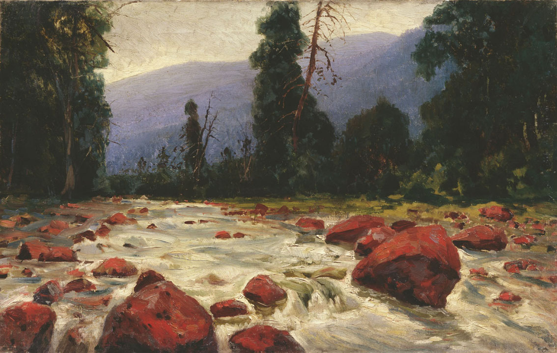 Бровар. Красные камни на реке Похабиха