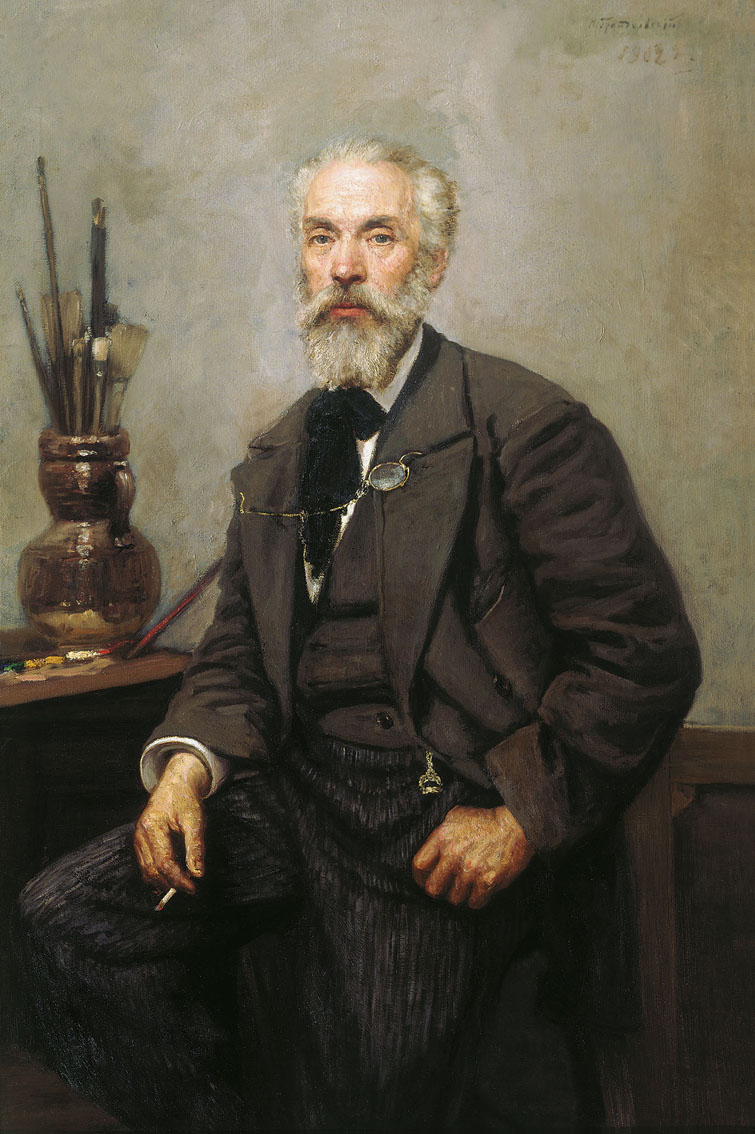 Грандковский. Портрет художника К.А. Савицкого.. 1902