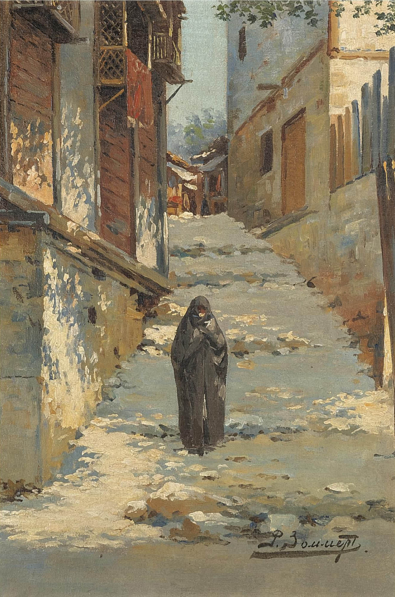 Зоммер. Уличная сценка