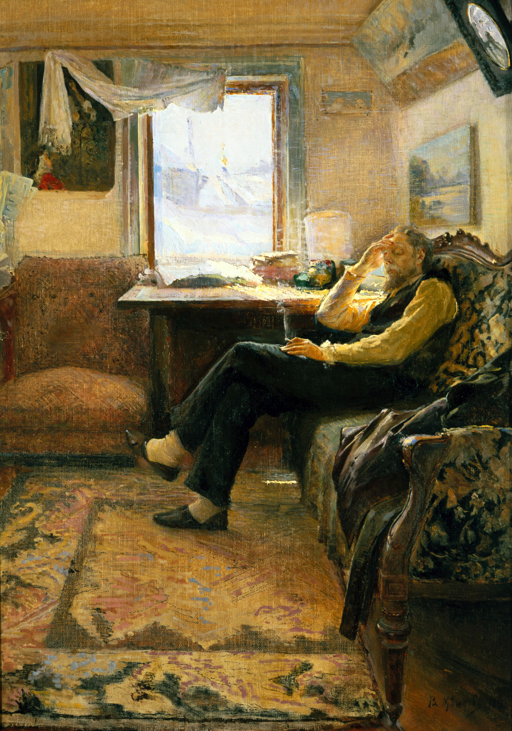 Мешков В.Н.. Ослепший художник. 1898