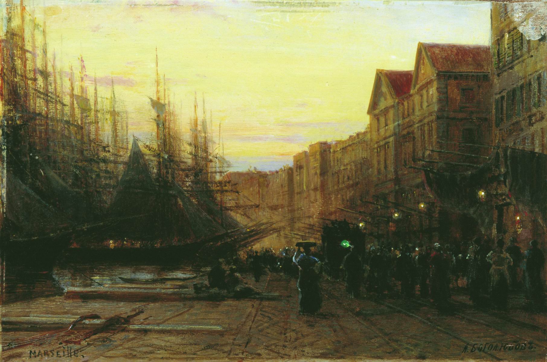 Боголюбов. Марсельский порт. 1860-е