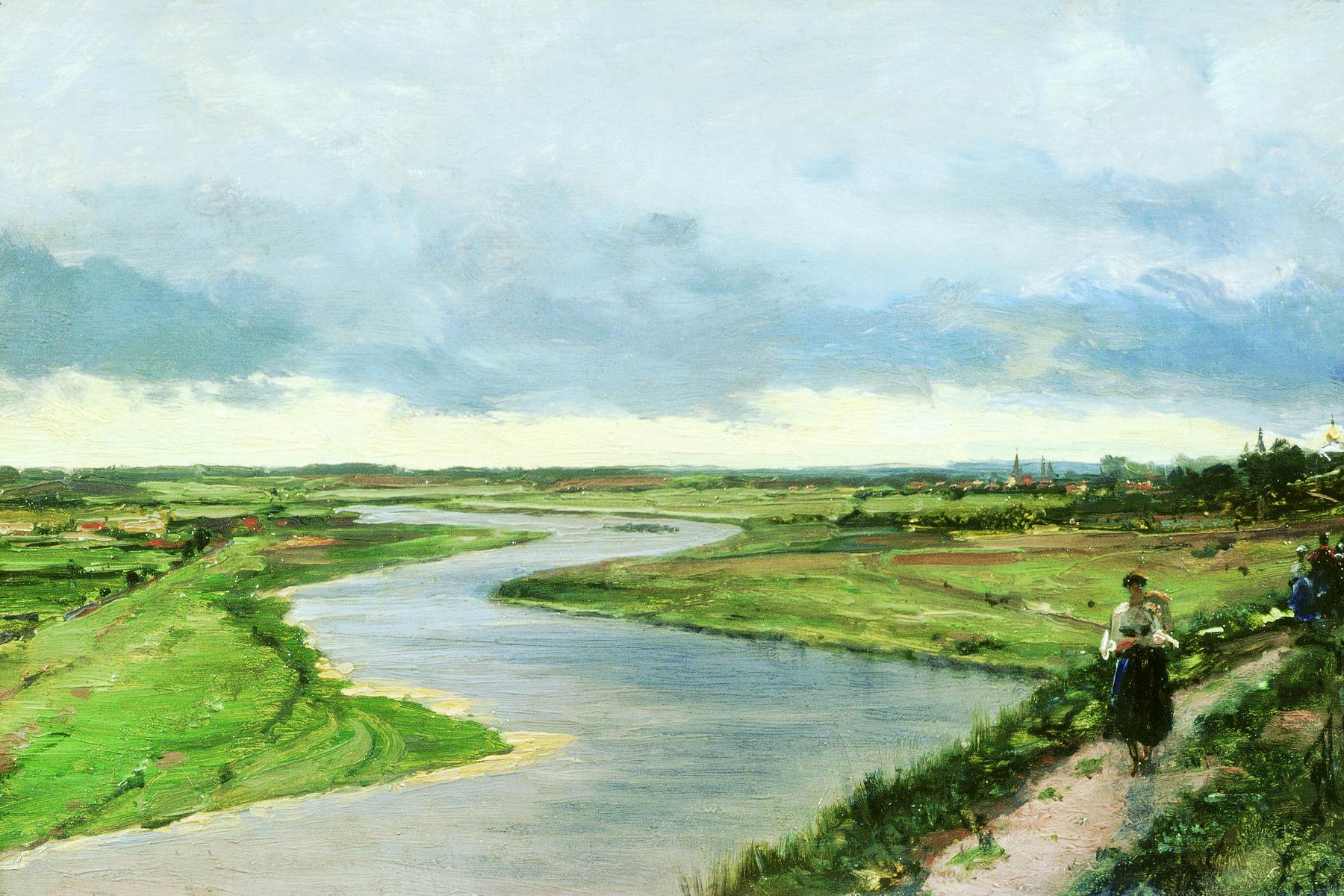 Боголюбов. Москва-река у Звенигорода. 1880-е