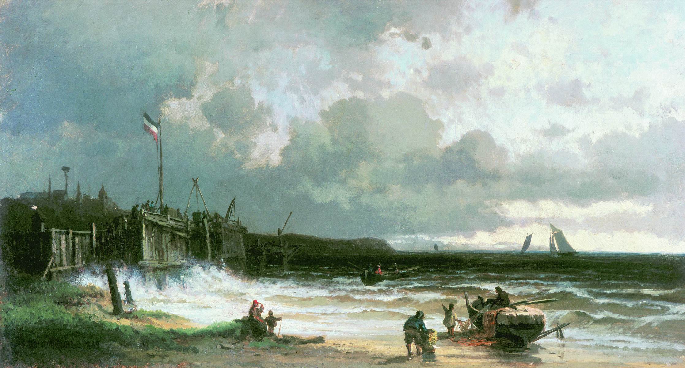 Боголюбов. На побережье. 1889