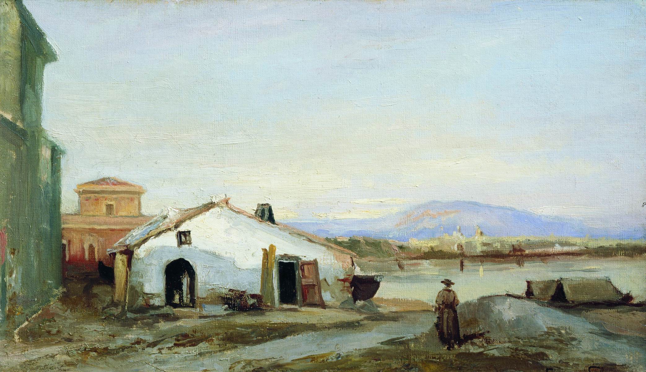 Боголюбов. Пейзаж. 1863