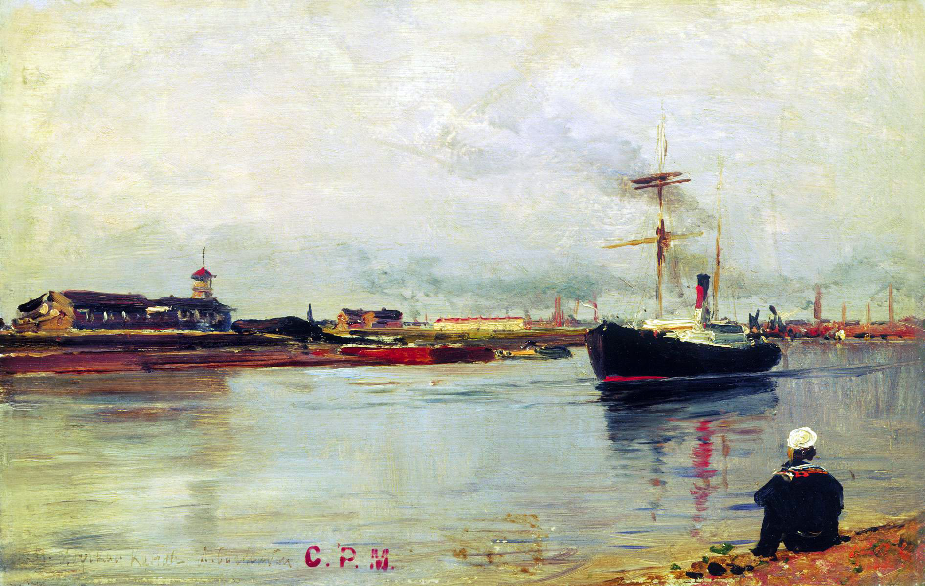 Боголюбов. Санкт-Петербург. Морской канал. 1885