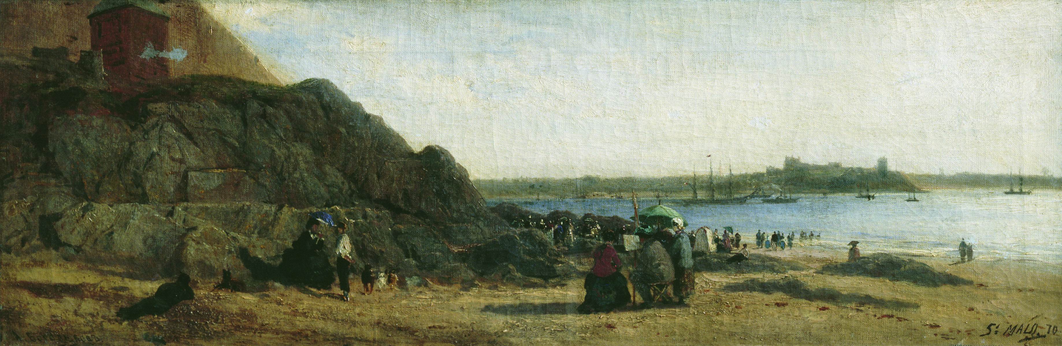 Боголюбов. Сен-Мало. 1870