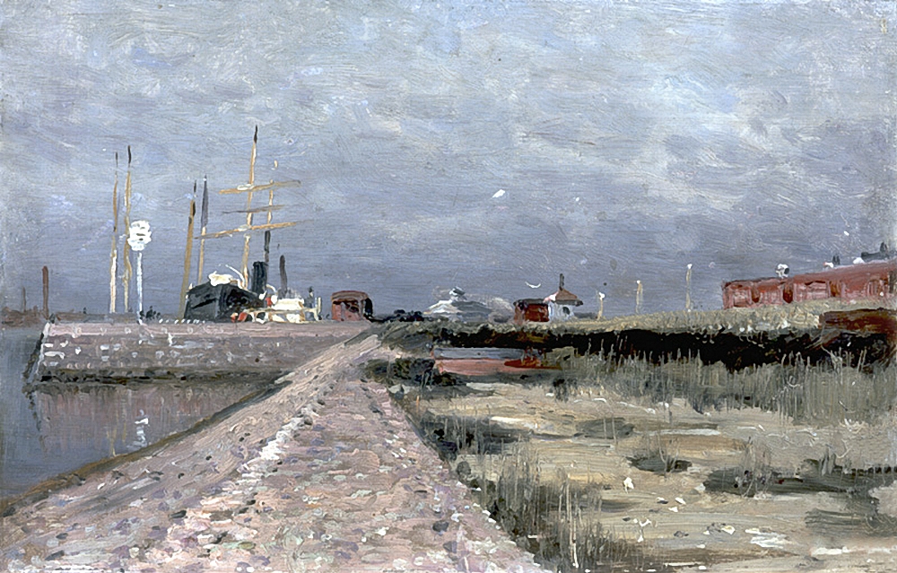 Боголюбов. Петербургский Морской канал. 1885