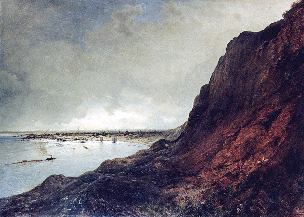Боголюбов. Вид Саратова с Соколовой горы. 1887-1888