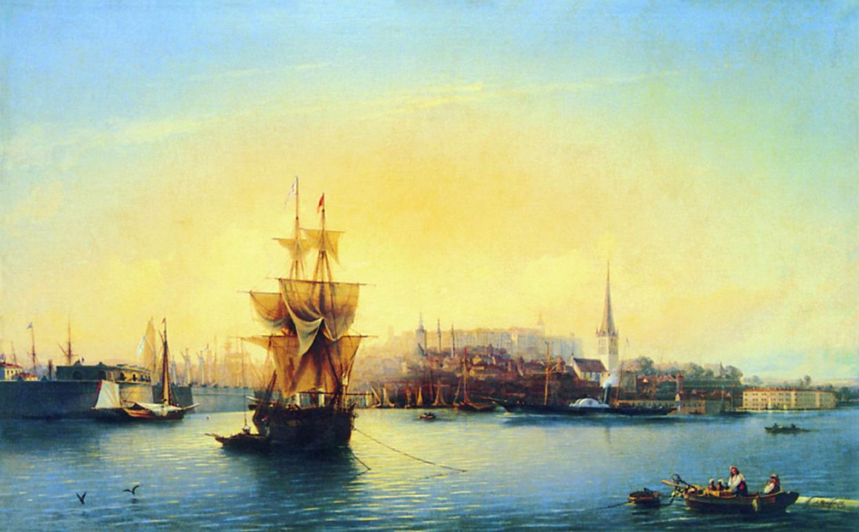 Боголюбов. Таллинская гавань. 1853