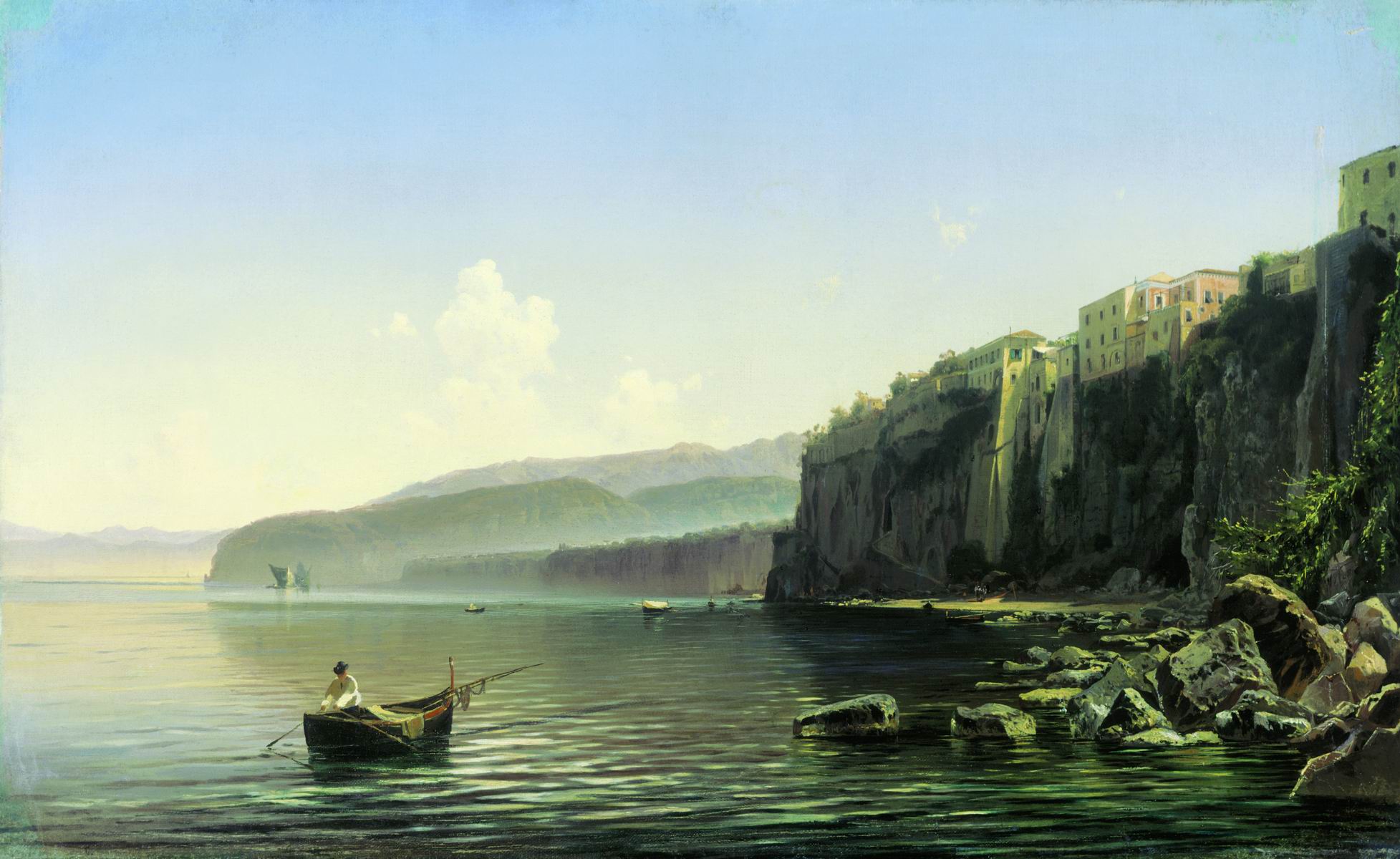 Боголюбов. Берег моря (Сорренто). 1850-е