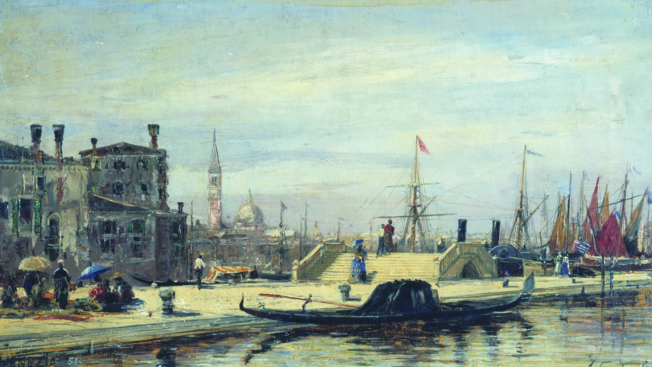 Боголюбов. Венеция. 1851