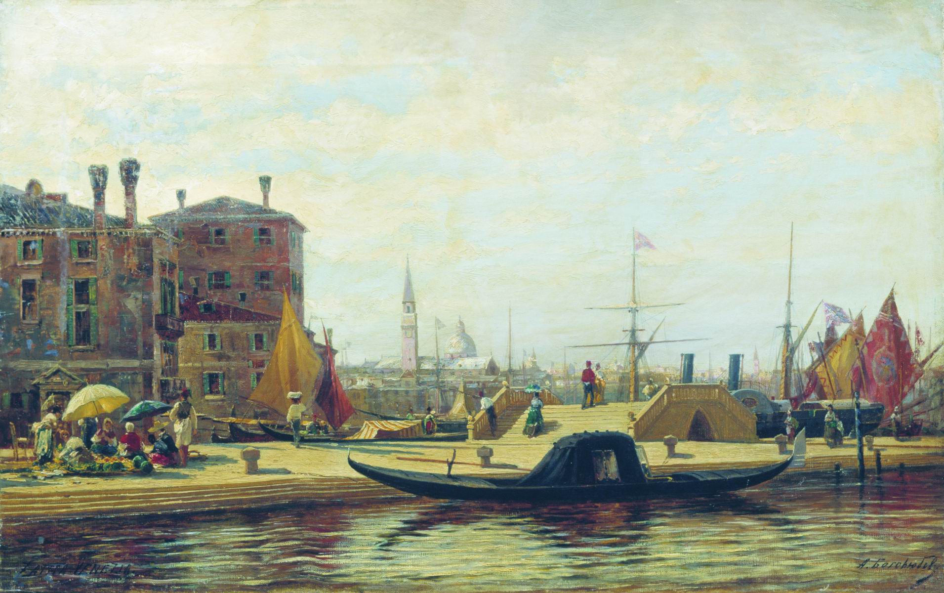 Боголюбов. Венеция. 1856