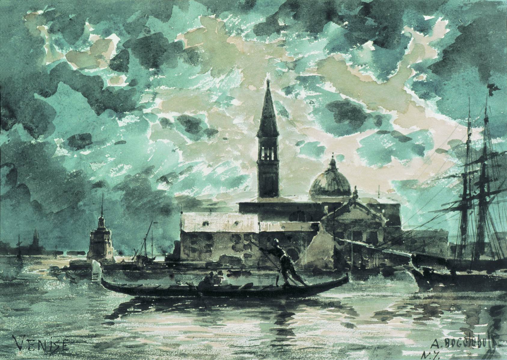 Боголюбов. Венеция. 1872