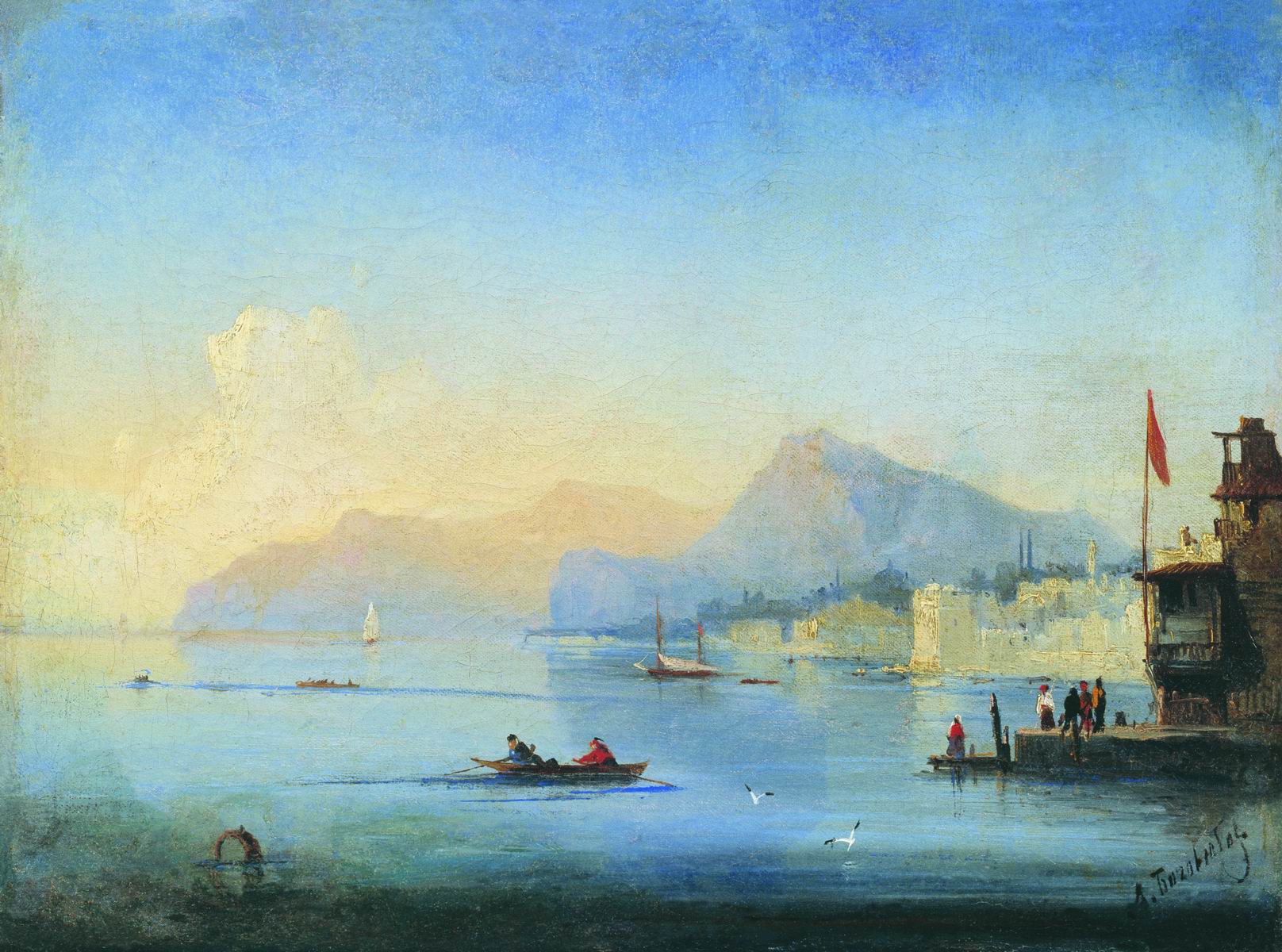 Боголюбов. Вид Синопской бухты. 1870-е