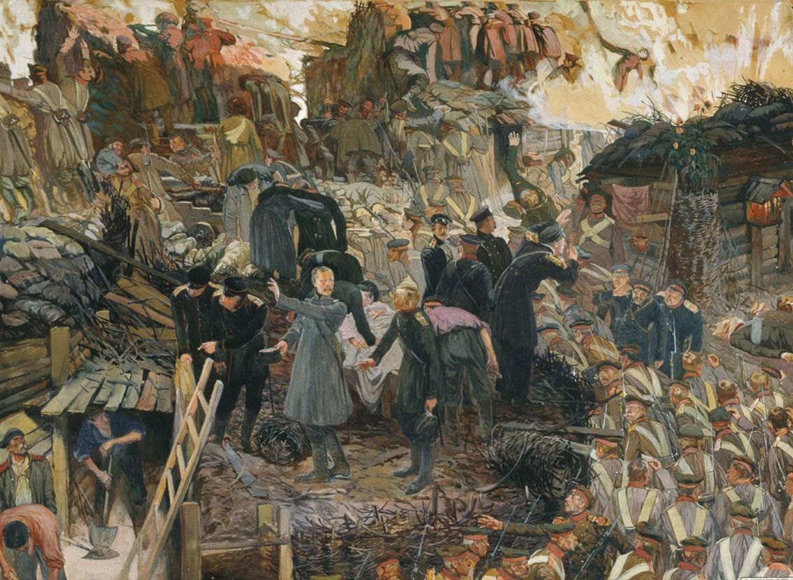 Кардовский. Оборона Севастополя. 1910