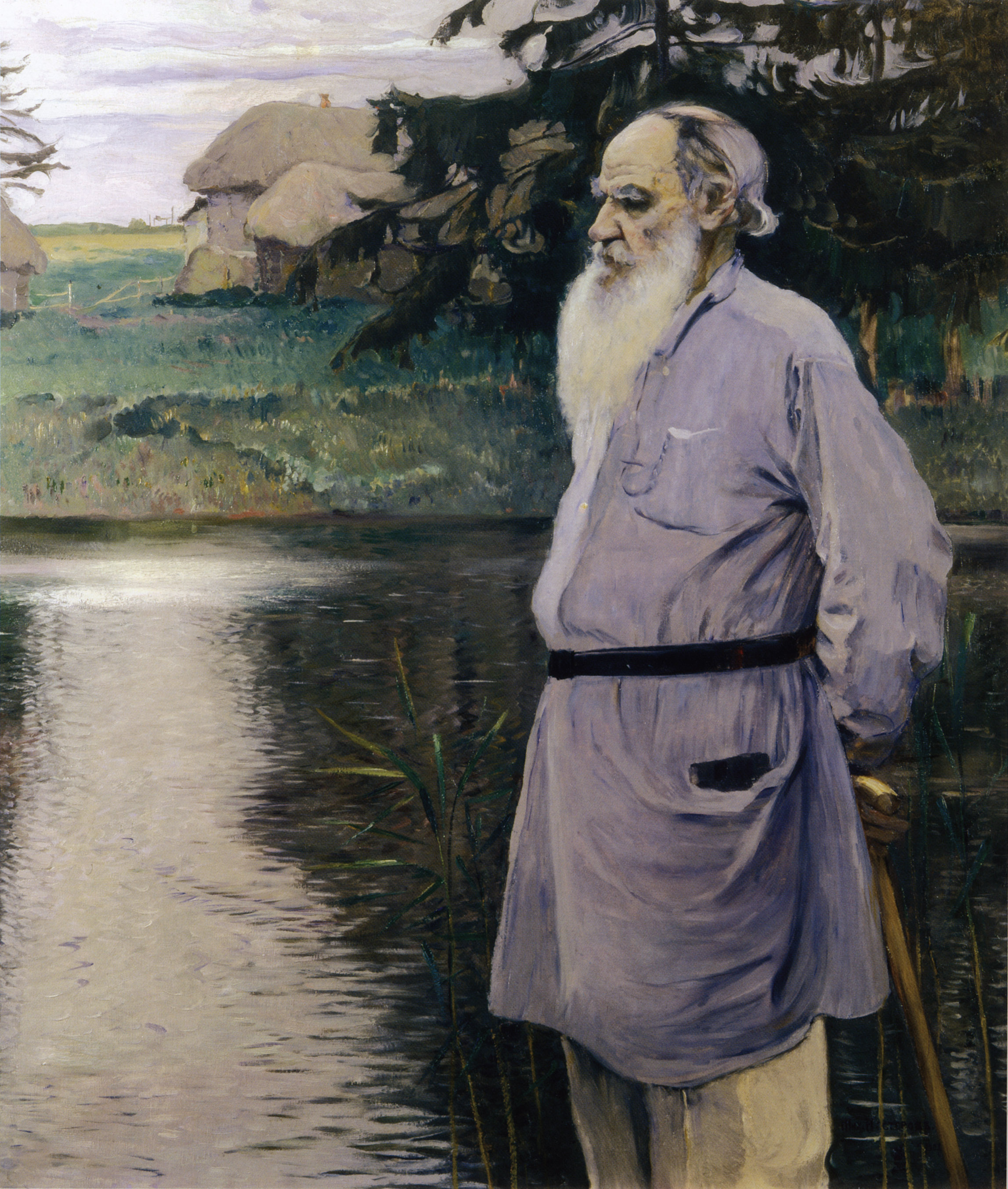 Нестеров М.. Портрет Л.Н.Толстого. 1907