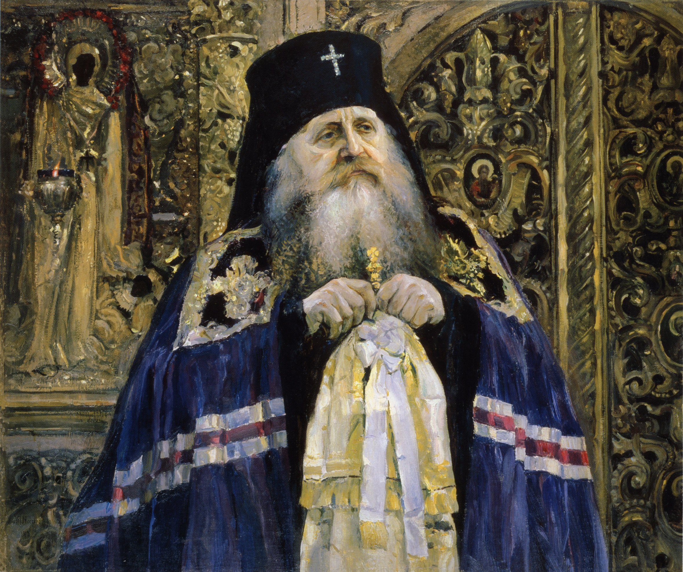 Нестеров М.. Архиепископ Антоний Волынский. 1917