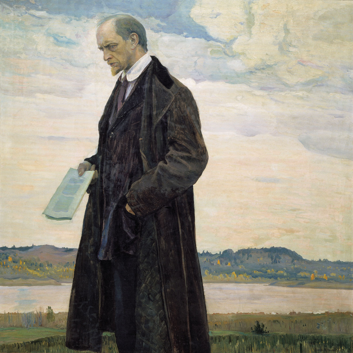 Нестеров М.. Мыслитель (Портрет философа И.А. Ильина). 1921-1922