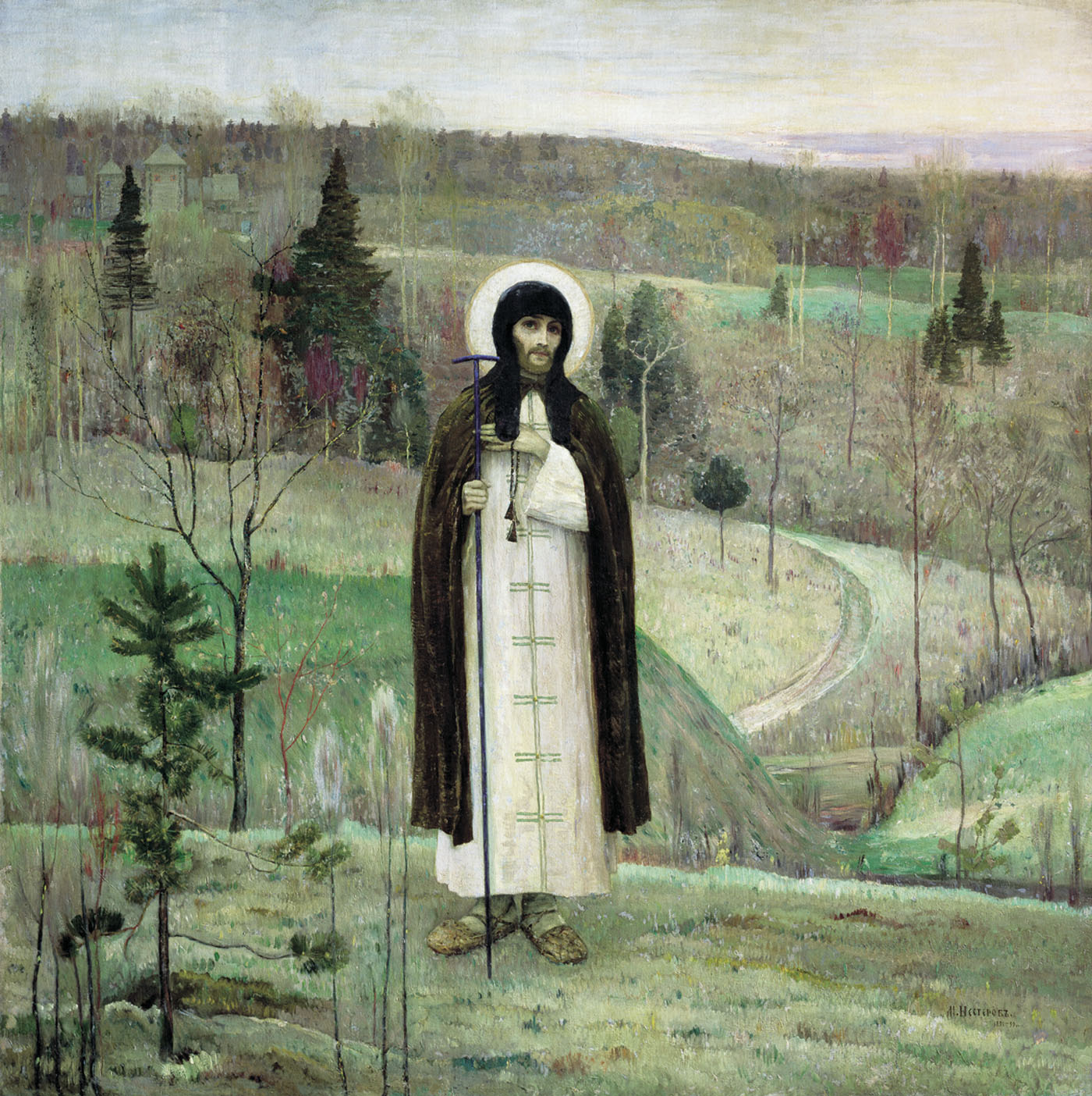 Нестеров М.. Преподобный Сергий Радонежский. 1891-1899