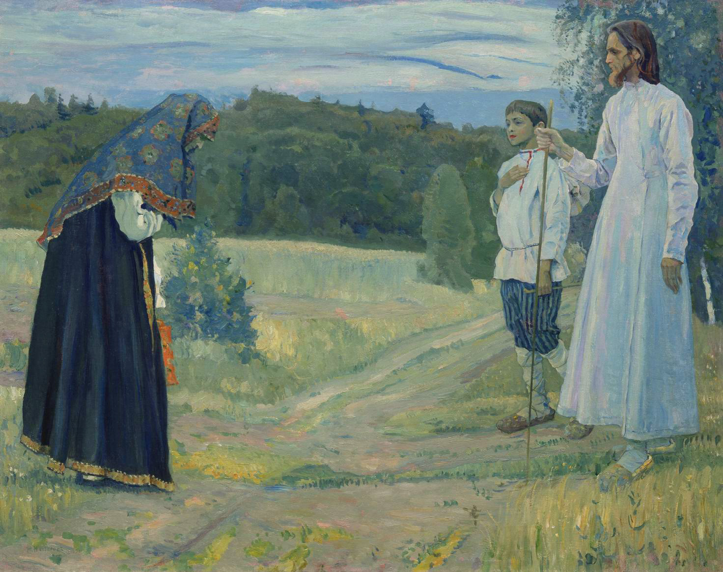 Нестеров М.. Путник. 1921