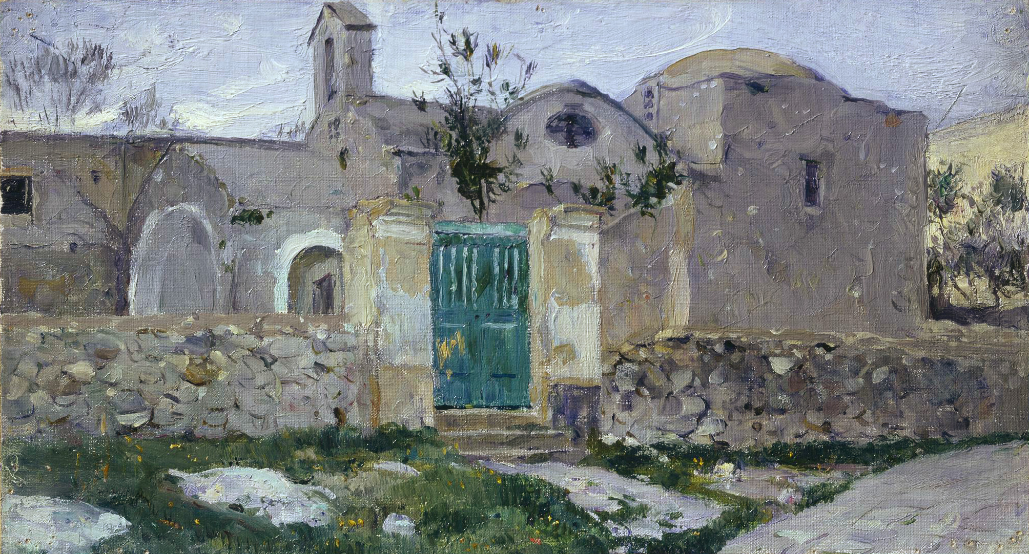 Нестеров М.. Капри. Вход в монастырь. 1908