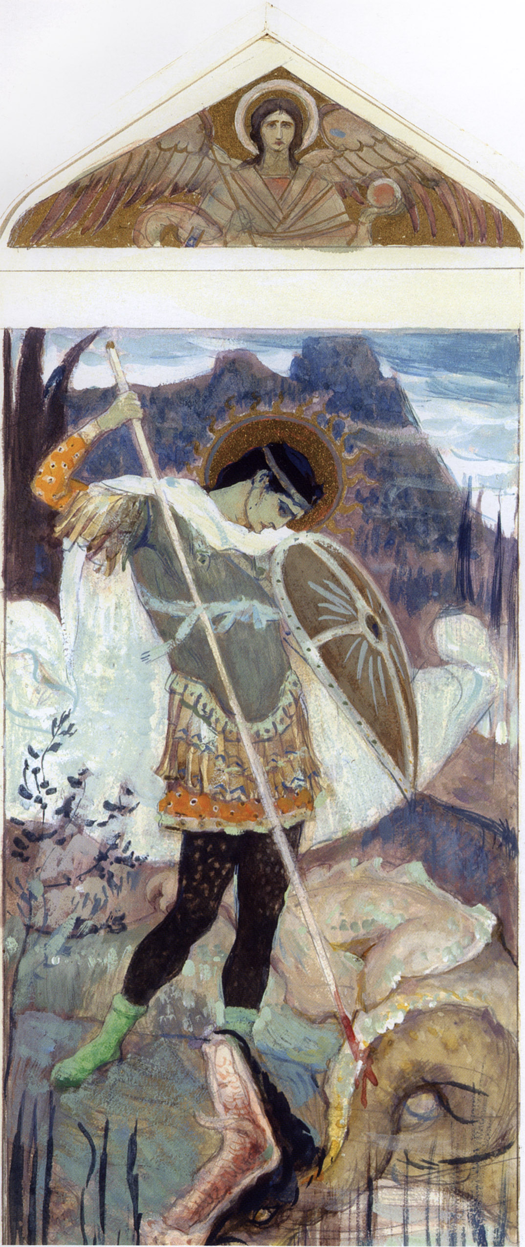 Нестеров М.. Георгий Победоносец. 1899
