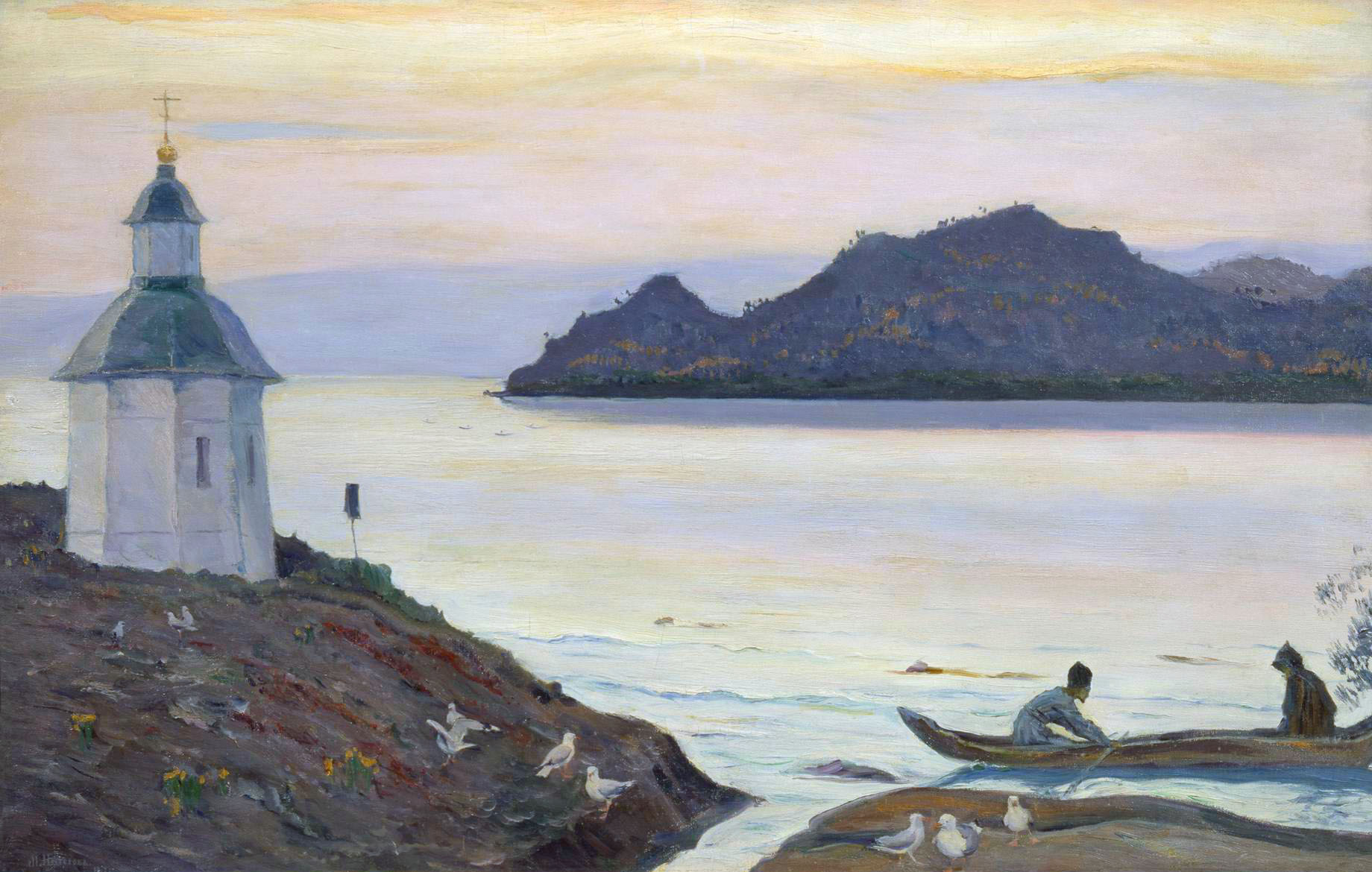 Нестеров М.. Соловки. 1917