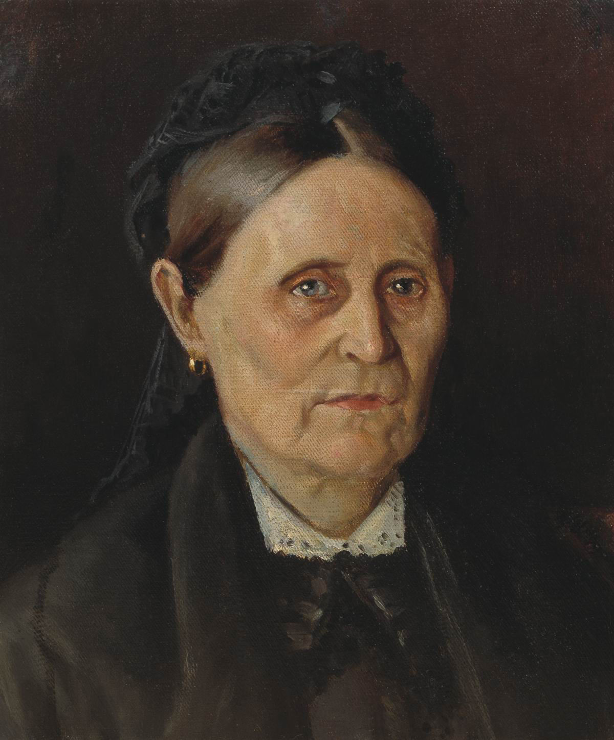 Нестеров М.. Портрет М.М.Нестеровой. Конец 1870-х
