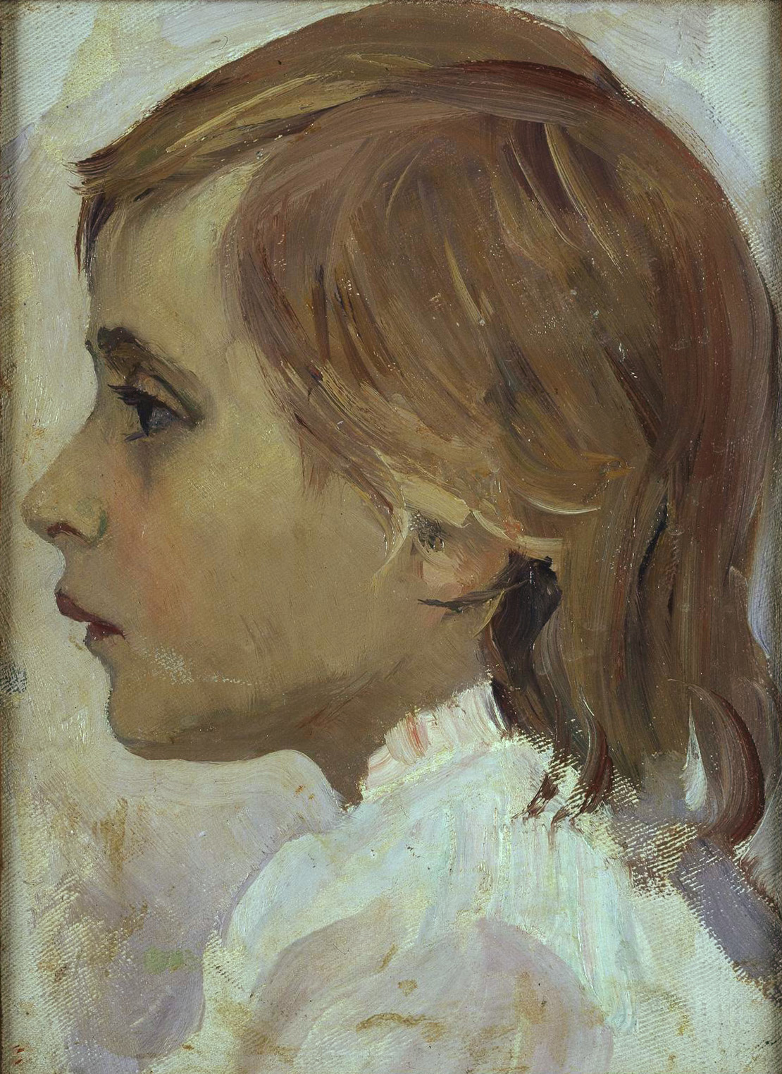 Нестеров М.. Голова девочки. 1889