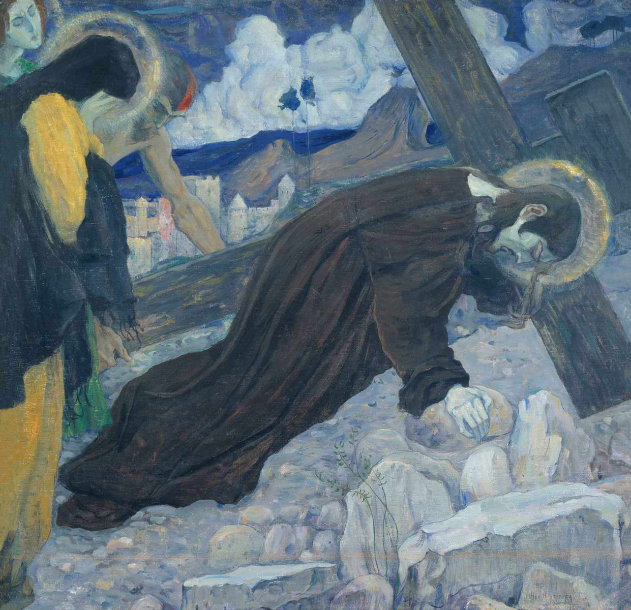 Нестеров М.. Несение креста. 1924
